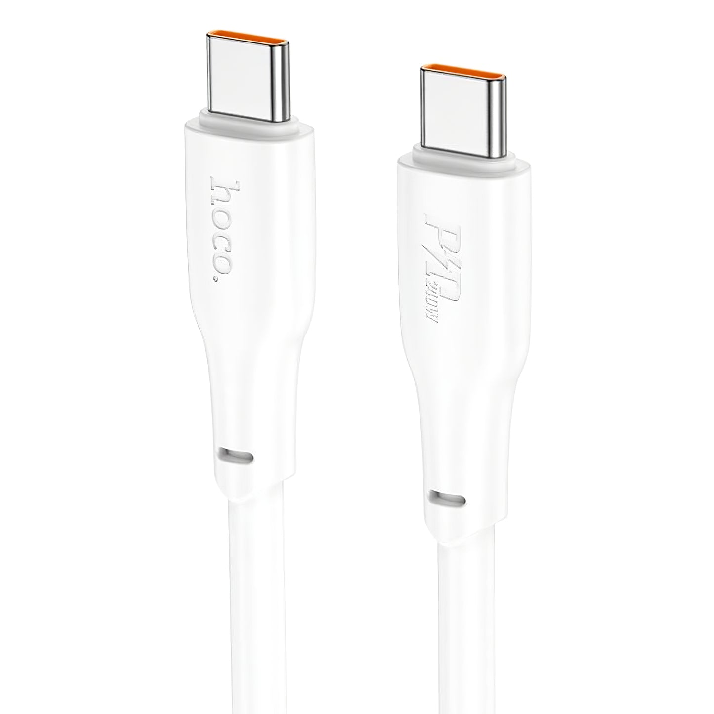 Cavo dati e ricarica USB-C - USB-C HOCO X93, 240W, 1m, bianco