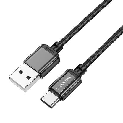 Cavo dati e ricarica USB-A - USB-C Borofone BX87 Sharp BX87, 60W, 1m, nero 