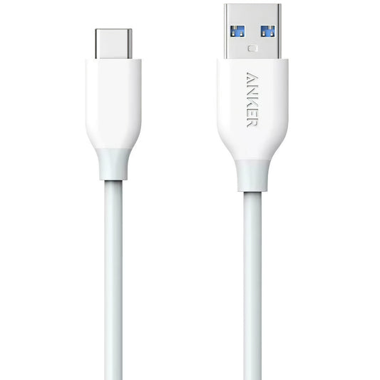 Cavo dati e ricarica da USB-A a USB-C Anker PowerLine, 18W, 0,9 m, bianco A8163021 