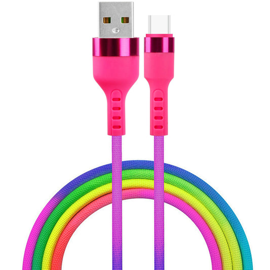 Cavo dati e ricarica USB-A - USB-C Setty, 18W, 1,2 m, Multicolore KNA-C-1.22.113