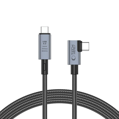 Cavo dati e ricarica USB-C - USB-C Tech-Protect Ultraboost Max L, 240W, 1,5 m, grigio 