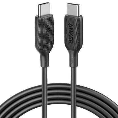 Cavo dati e ricarica USB-C - USB-C Anker 543, 100W, 1,8 m, nero A80E2G11 