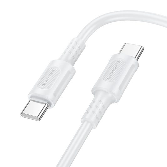 Cavo dati e ricarica USB-C - USB-C Borofone BX111 Feliz, 60W, 1m, bianco 