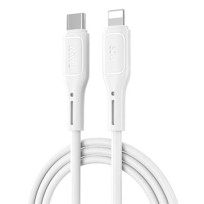 Cavo dati e ricarica USB-C - Lightning WiWu Wi-C043E Starlink, 30W, 1 m, bianco 