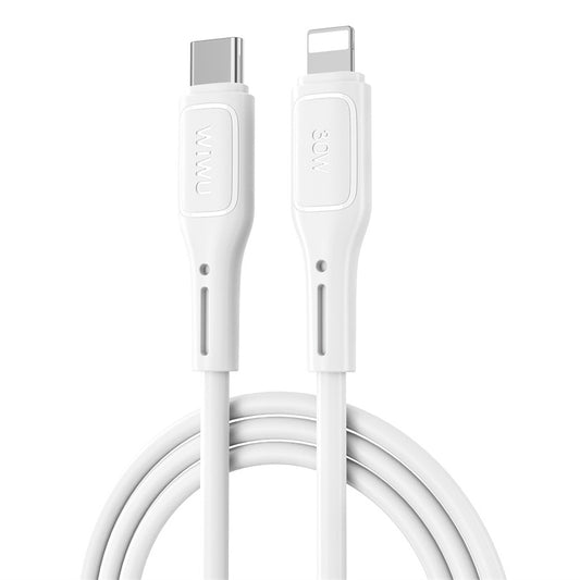 Cavo dati e ricarica USB-C - Lightning WiWu Wi-C043E Starlink, 30W, 1 m, bianco 