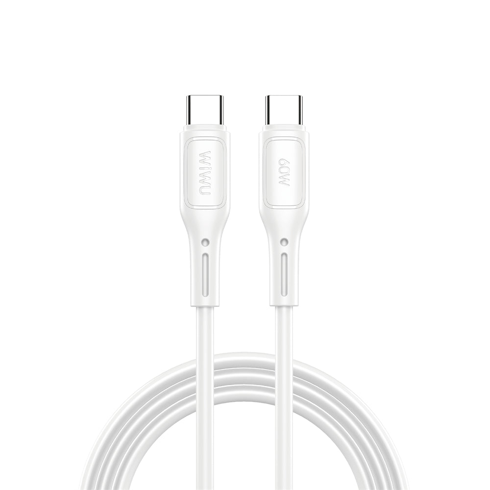 Cavo dati e ricarica USB-C - USB-C WiWu Wi-C043E Starlink, 60W, 1m, bianco