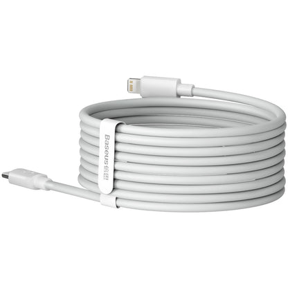 Baseus Simple Wisdom Cavo di ricarica e dati USB-C - Lightning Simple Wisdom, 20W, 1,5 m, Set 2 pezzi, bianco 