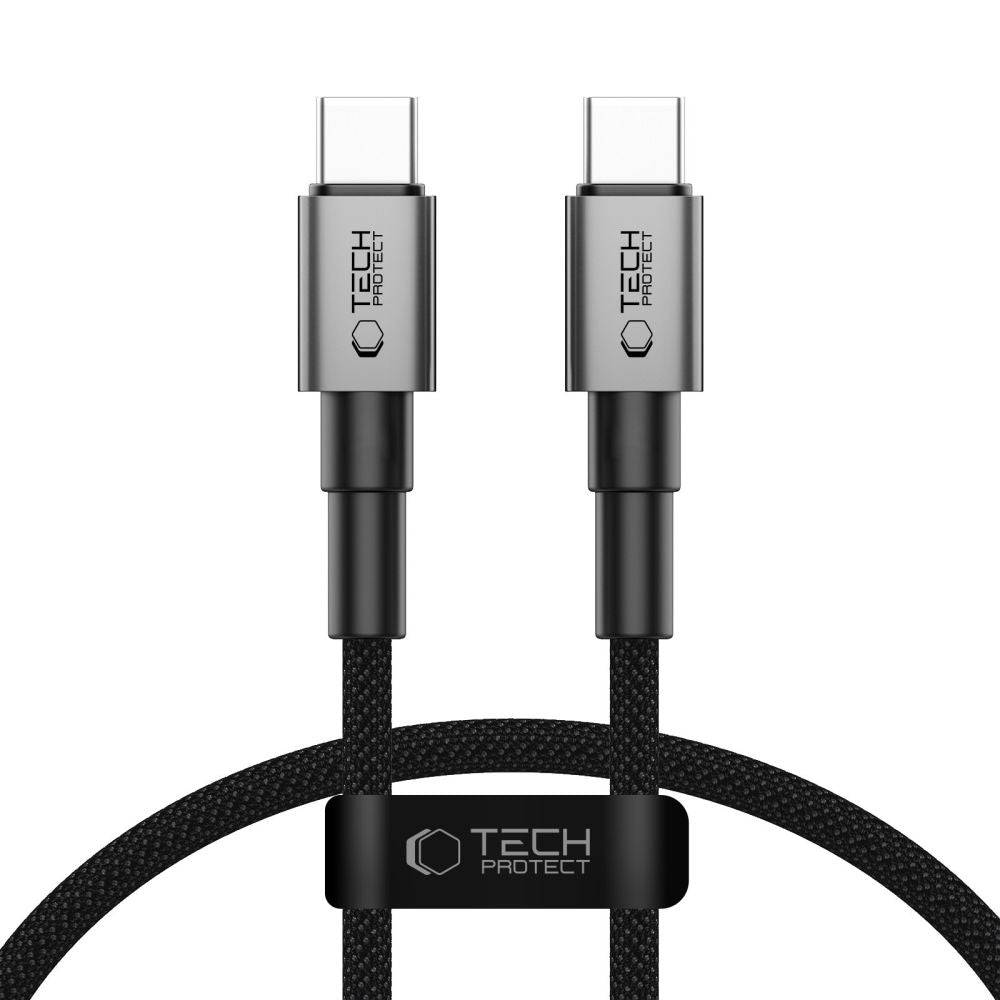 Cavo Dati e Ricarica USB-C - USB-C Tech-Protect Ultraboost DNA, 60W, 0.5m, Grigio