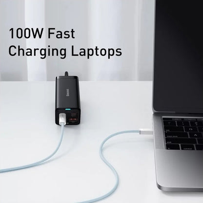 Cablu Date si Incarcare USB-C - USB-C Baseus Dynamic Series, 100W, 1m, Albastru CALD000203