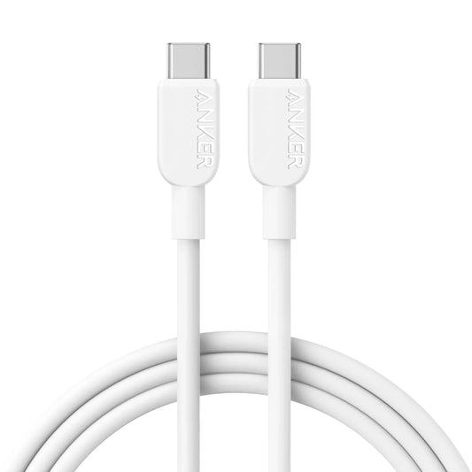 Cavo Dati e Ricarica USB-C - USB-C Anker 310, 240W, 0.9m, Bianco A81D5H21