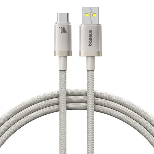 Cavo Dati e Ricarica USB-A - USB-C Baseus Titanium, 100W, 2m, Argento P10378102G21-02