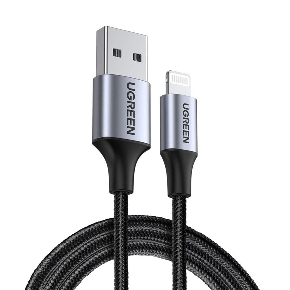 Cavo Dati e Ricarica USB-A - Lightning UGREEN US199, 18W, 1m, Grigio