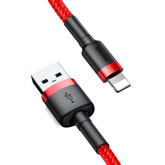 Cavo Dati e Ricarica USB-A - Lightning Baseus Cafule, 18W, 2m, Rosso CALKLF-C09