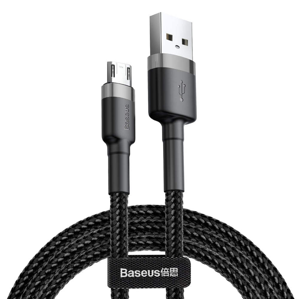 Cavo Dati e Ricarica USB-A - microUSB Baseus Cafule, 18W, 2m, Grigio CAMKLF-CG1