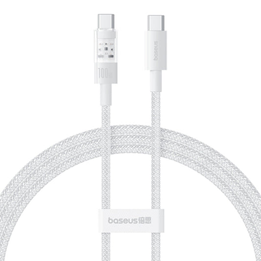 Cavo Dati e Ricarica USB-C - USB-C Baseus Gem, 100W, 2m, Bianco P10373000211-01