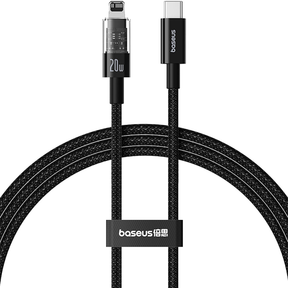 Cavo Dati e Ricarica USB-C - Lightning Baseus Gem, 20W, 1m, Nero P10373001111-00