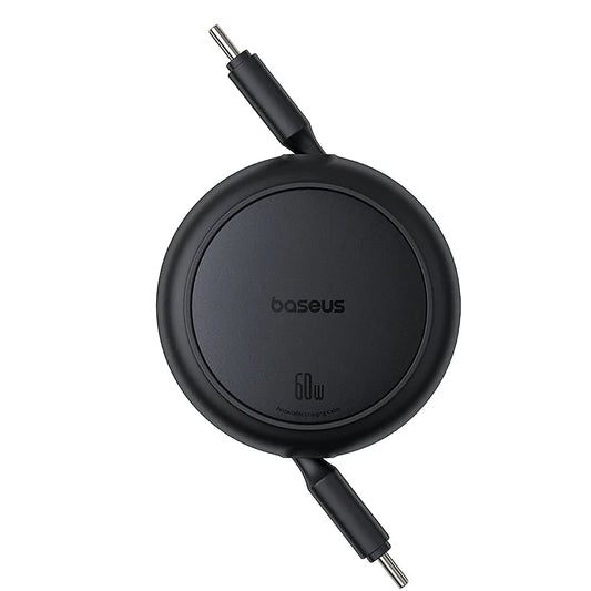 Cavo Dati e Ricarica USB-C - USB-C Baseus Free2Pull Mini Retrattile, 60W, 1m, Nero P10364500111-01