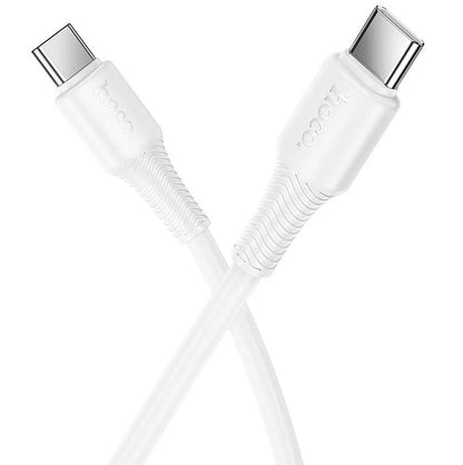 Cavo Dati e Ricarica USB-C - USB-C HOCO X120, 60W, 1m, Bianco