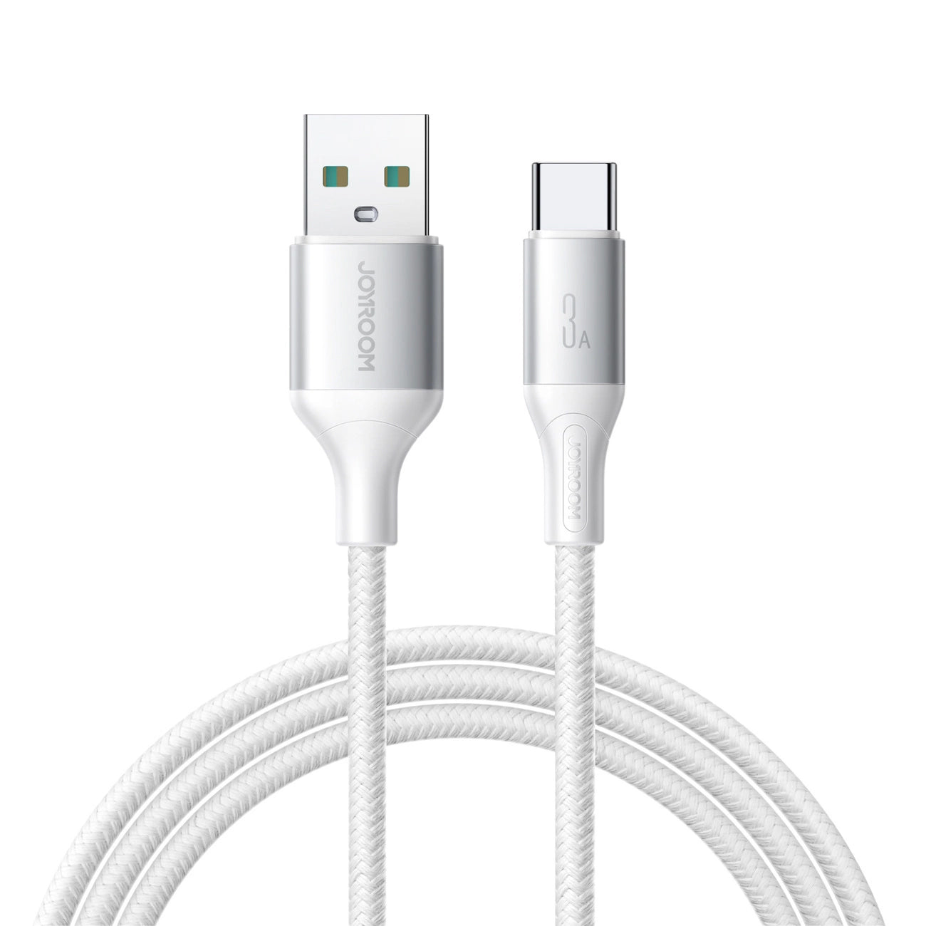 USB-A to USB-C Data and Charging Cable Joyroom S-A28 Flash, 30W, 2m, White