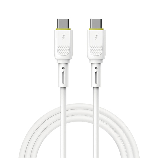 Cavo Dati e Ricarica USB-C - USB-C WiWu Wi-C034, 60W, 1.2m, Bianco