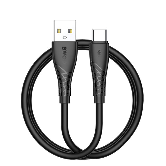 Cavo Dati e Ricarica USB-A - USB-C BWOO BO-X318C, 27W, 1m, Nero