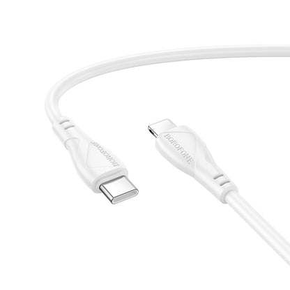 Cavo Dati e Ricarica USB-C - USB-C Borofone BX121 Energy, 60W, 1m, Bianco