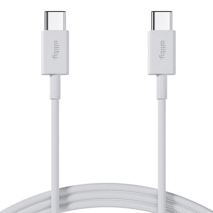 Cavo Dati e Ricarica USB-C - USB-C Allity. AUC-03, 100W, 2m, Bianco