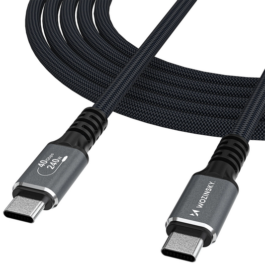 Cavo Dati e Ricarica USB-C - USB-C WZK WPS-UY42S, 240W, 2m, Nero