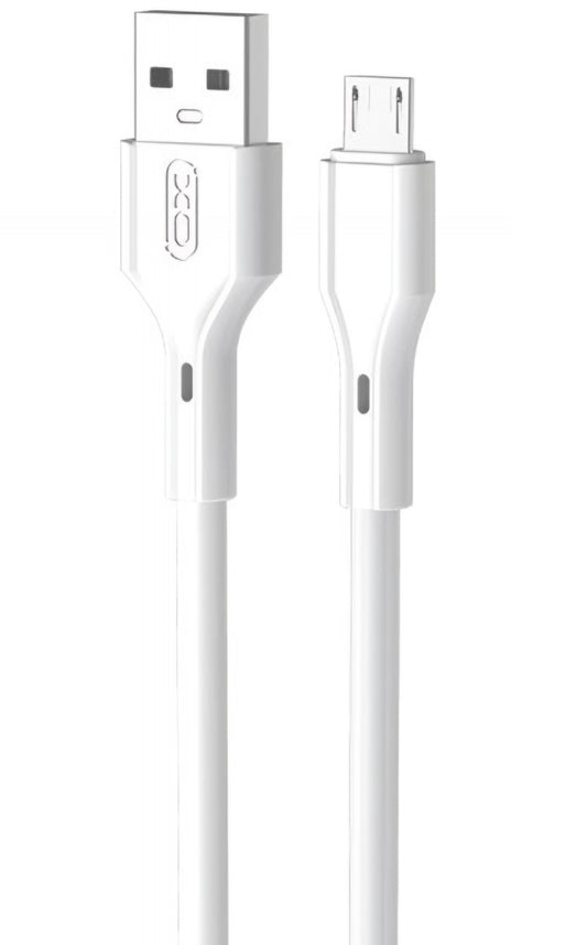 Cavo Dati e Ricarica USB-A - microUSB XO Design NB230, 18W, 1m, Bianco