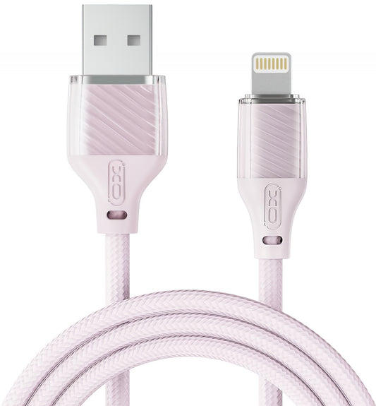 Cavo Dati e Ricarica USB-A - Lightning XO Design NB291, 18W, 1m, Rosa