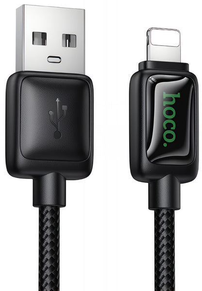 Cavo Dati e Ricarica USB-A - Lightning HOCO U146, 12W, 1.2m, Nero