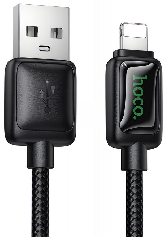 Cavo Dati e Ricarica USB-A - Lightning HOCO U146, 12W, 1.2m, Nero