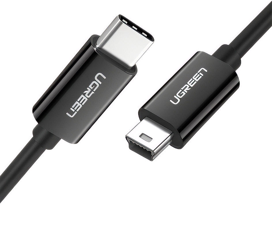 Cavo Dati e Ricarica USB-C - miniUSB UGREEN US242, 18W, 1m, Nero