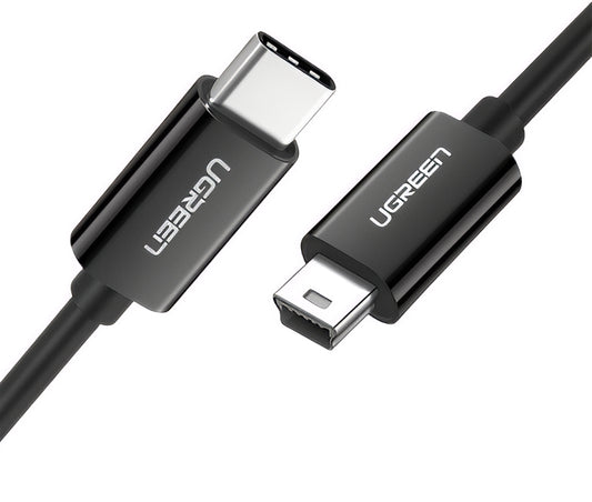 Cavo Dati e Ricarica USB-C - miniUSB UGREEN US242, 18W, 1m, Nero