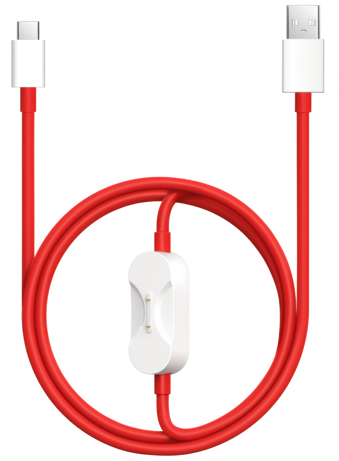 Cavo Dati e Ricarica USB-A - USB-C / Pogo Pin OnePlus DL162, 80W, 1.2m, Rosso 5461100665