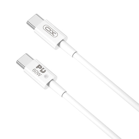 USB-C Data and Charging Cable - USB-C XO Design NB-Q190B, 60W, 2m, White
