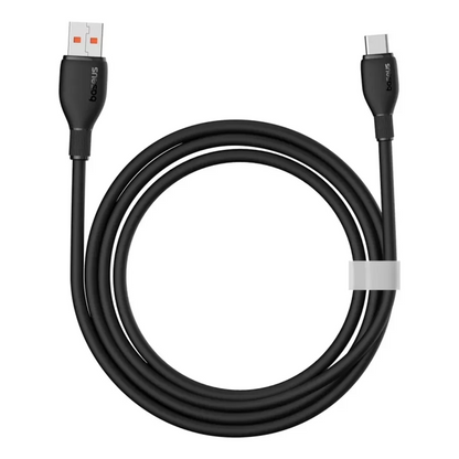 Cavo Dati e Ricarica USB-A - USB-C Baseus Pudding, 100W, 1.2m, Nero P10355703111-00