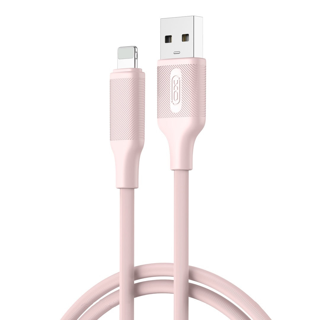 Cavo Dati e Ricarica USB-A - Lightning XO Design NB265, 12W, 1m, Rosa