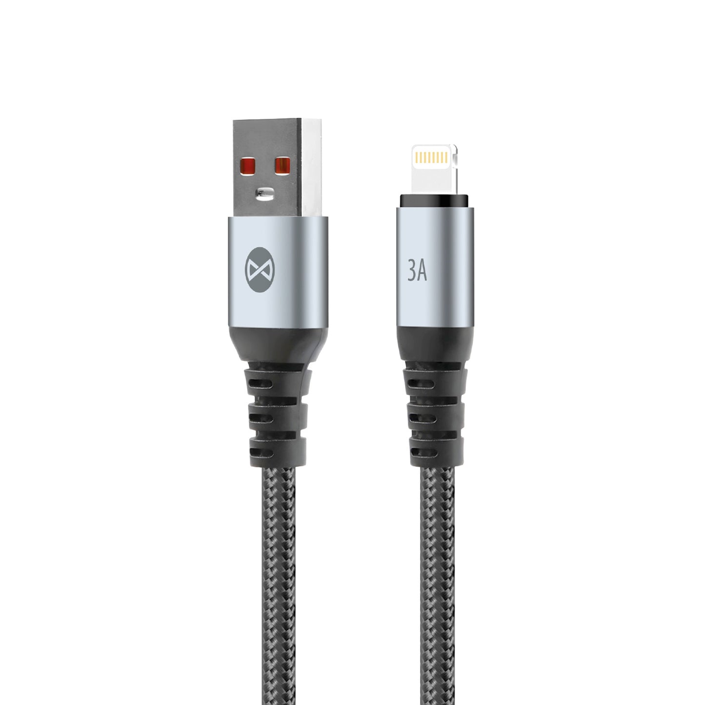 Cavo Dati e Ricarica USB-A - Lightning Forever Braix, 18W, 1m, Nero