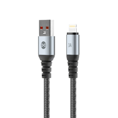 Cavo Dati e Ricarica USB-A - Lightning Forever Braix, 18W, 1m, Nero