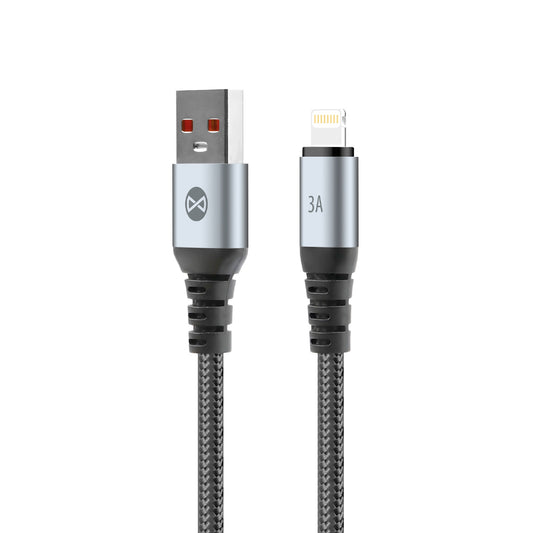 Cavo Dati e Ricarica USB-A - Lightning Forever Braix, 18W, 1m, Nero
