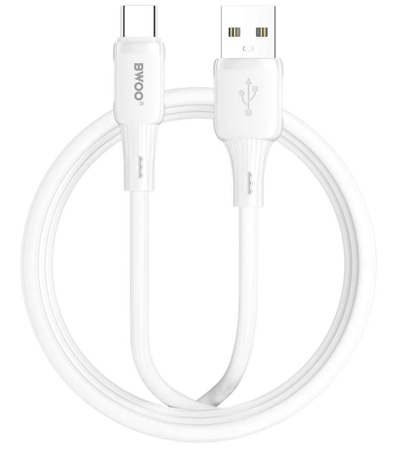 Cavo Dati e Ricarica USB-A - USB-C BWOO X329C, 18W, 1m, Bianco