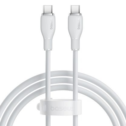 Cavo Dati e Ricarica USB-C - USB-C Baseus Pudding, 100W, 1.2m, Bianco P10355702221-00