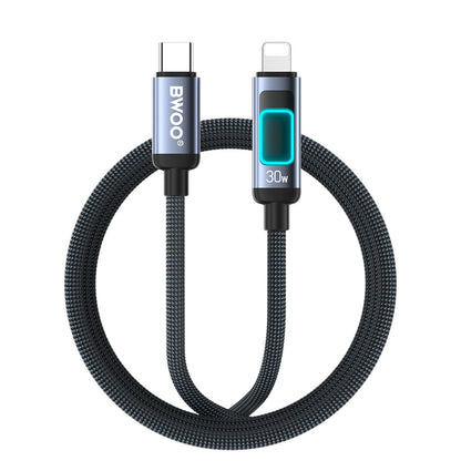 Cavo Dati e Ricarica USB-C - Lightning BWOO X324CL Display, 30W, 1m, Nero