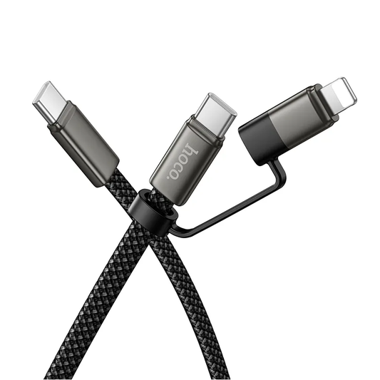 Cavo Dati e Ricarica USB-C - Lightning / USB-C HOCO X125, 60W, 1m, Nero