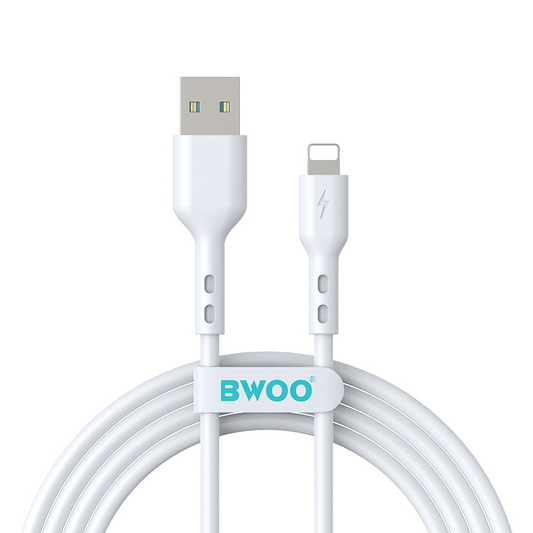 Cavo Dati e Ricarica USB-A - Lightning BWOO BO-X172L-2M, 15W, 2m, Bianco