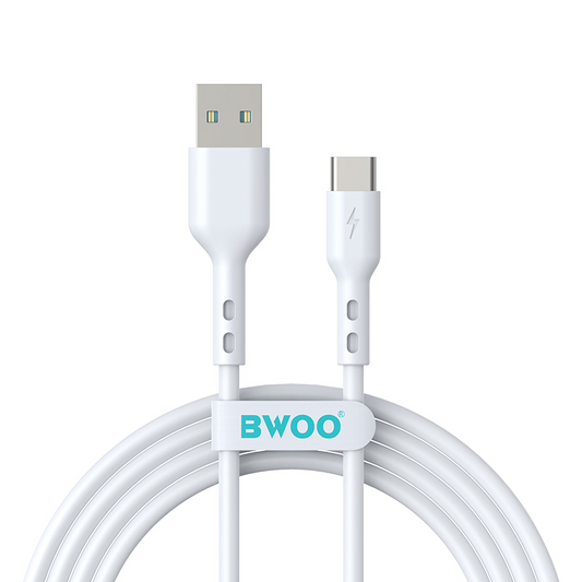 Cavo Dati e Ricarica USB-A - USB-C BWOO BO-X172C-2M, 15W, 2m, Bianco