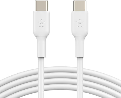 Cavo Dati e Ricarica USB-C - USB-C Belkin BoostCharge, 60W, 1m, Set 2 pezzi, Bianco CAB003bt1MWH2PK