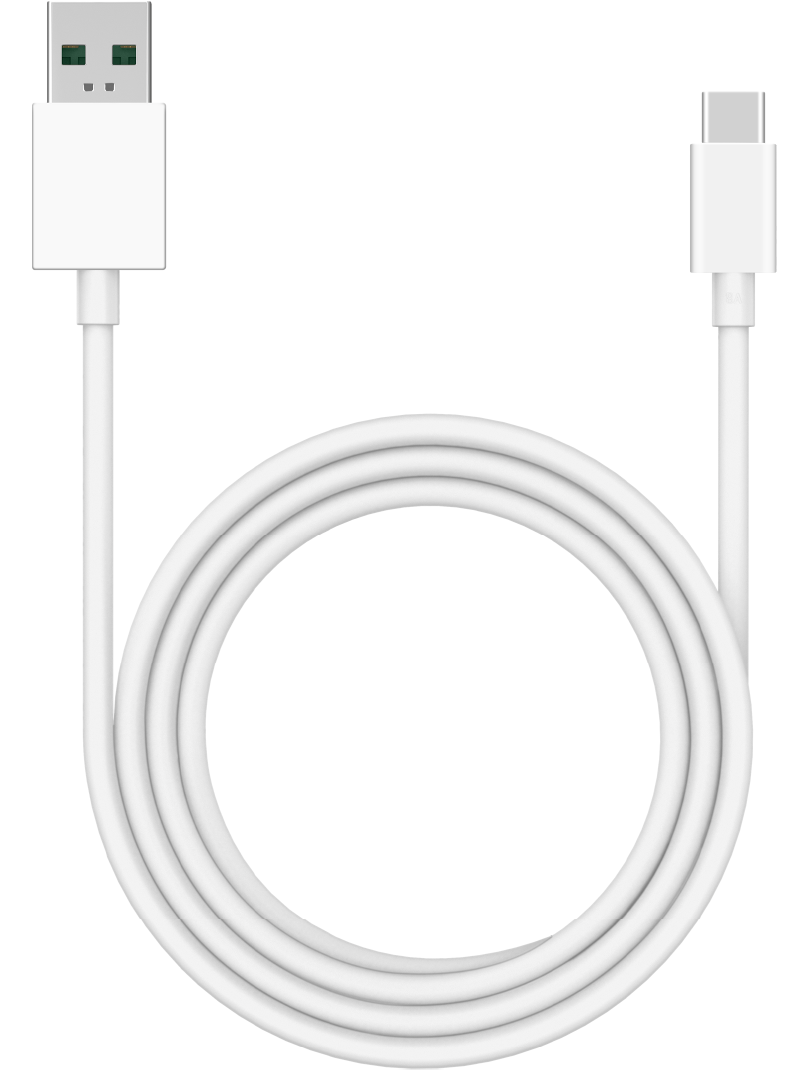 Cavo Dati e Ricarica USB-A - USB-C Oppo DL154, 1m, Bianco 611602000020
