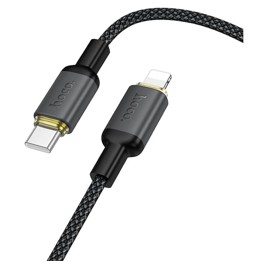 Cavo Dati e Ricarica USB-A - Lightning HOCO X128 Benefit, 10W, 1m, Nero